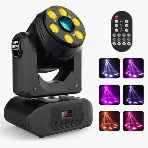 DJLicht 50W movinghead met 8 kleuren en 8 gobo's, Geluidgestuurd, ., Nieuw, Ophalen of Verzenden