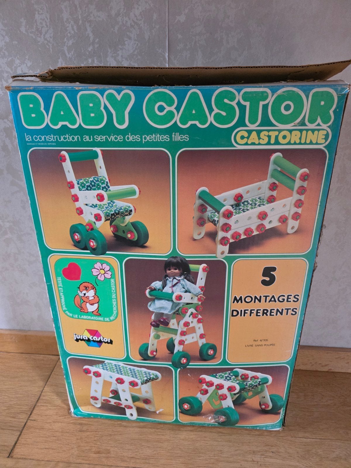 Vintage Baby Castor Castorine Bouwset voor Poppen, Ophalen of Verzenden, Gebruikt, Meisje