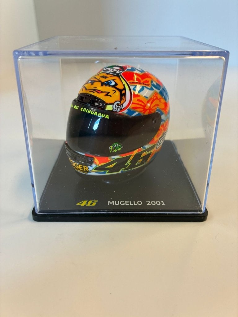 69727: Helm - MotoGP - Valentino Rossi - Mugello 2001 - 1:5, Overige typen, Zo goed als nieuw, Bachsatztstr. 54 D 72131 Ofterdingen, Germany