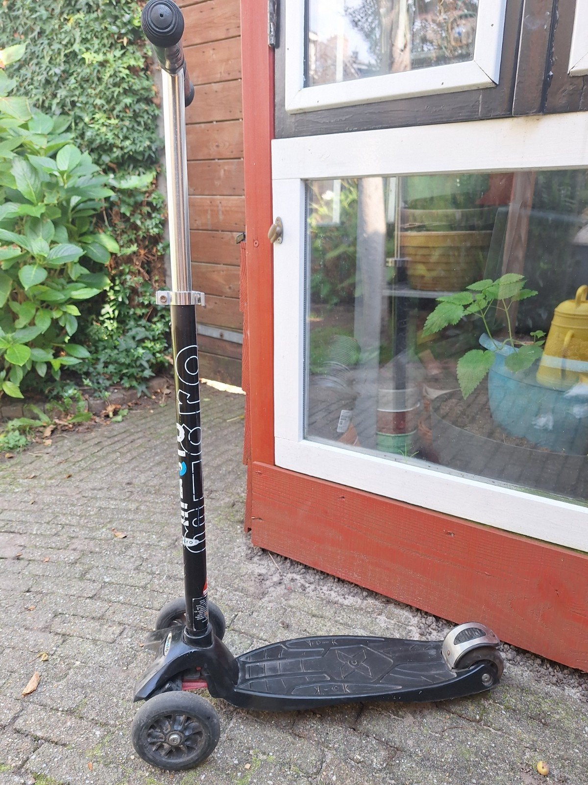 Step van Micro, zwart, Fietsen en Brommers, Ophalen, Gebruikt, Gewone step, Micro Maxi