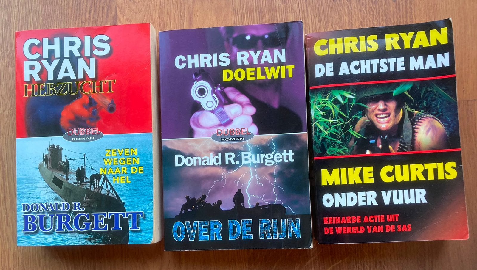 3 actieboeken Chris Ryan, Boeken, Ophalen of Verzenden, Gelezen