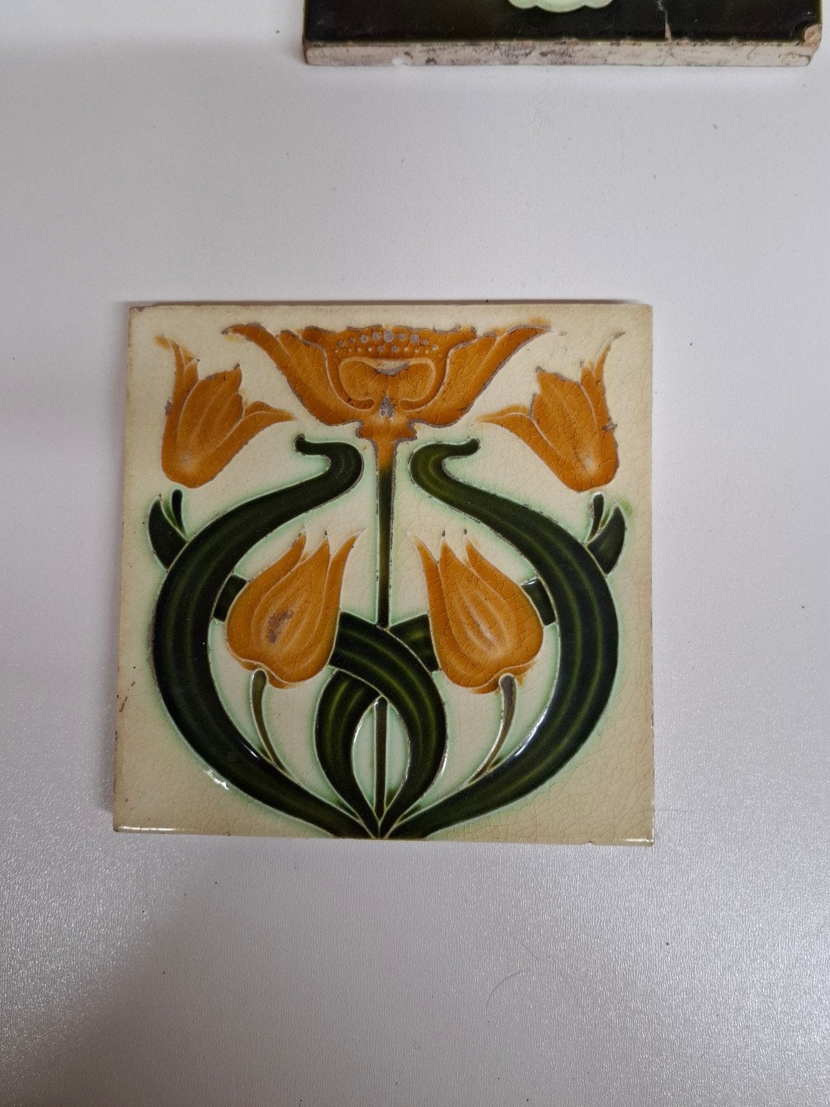 art nouveau bloemendecoratie 1900/1910 Alfred Meakin .., Ophalen of Verzenden