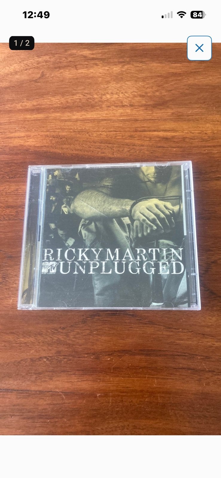 Ricky Martin cd+dvd - unplugged, Ophalen of Verzenden, Latin, Zo goed als nieuw