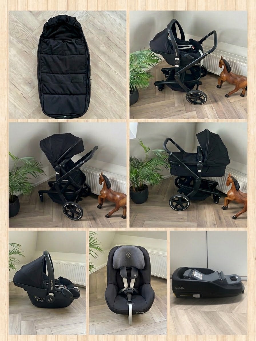 Stoere Joolz 5-in-1 Space black Day zwart, Ophalen, Zo goed als nieuw, Draagzak, Overige merken