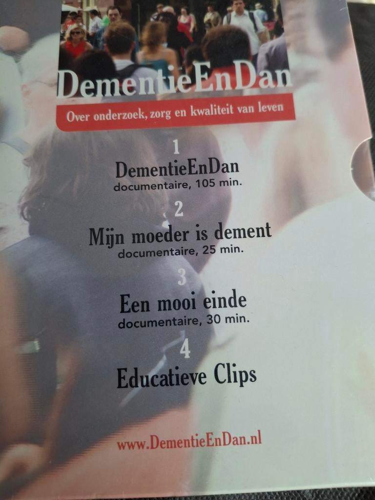 Nieuwe cd box dementie en dan, onderzoek,kwaliteit van leven, Vanaf 12 jaar, Ophalen of Verzenden, Nieuw in verpakking