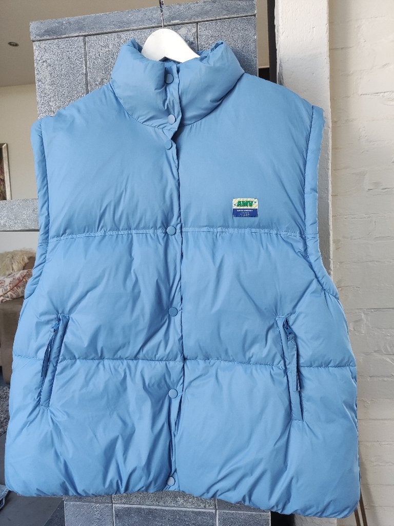 Bodywarmer puffer American Vintage blauw, Kleding | Dames, Blauw, Ophalen of Verzenden, Zo goed als nieuw, American Vintage