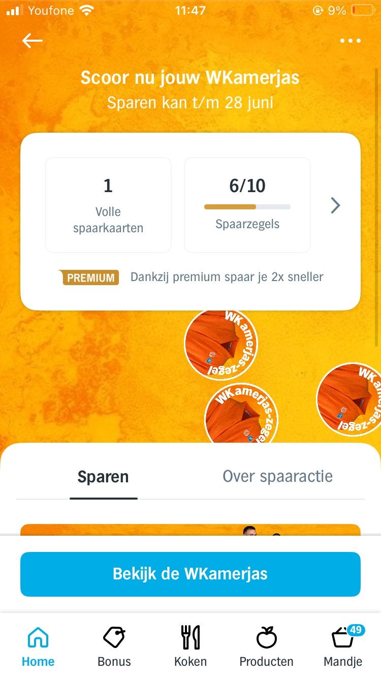 Digitale WKamerjas spaarzegels, Hobby en Vrije tijd, Spaarzegeltjes, Ophalen, Winkel, Super of Benzinepomp, Zegels, Bonnen of Punten