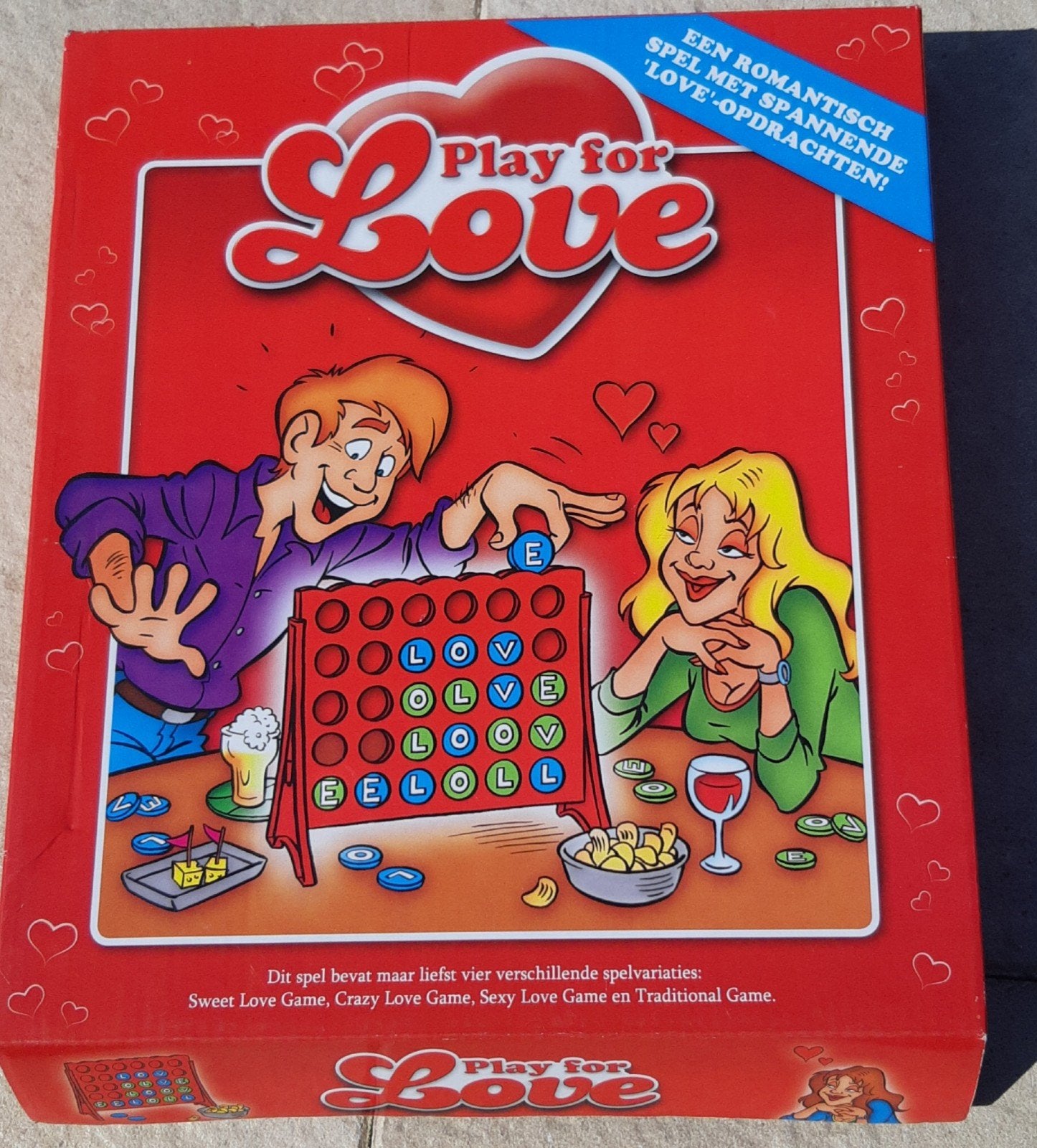 Play for love. 4 op 1 rij Niet geschikt voor kleine kinderen, Een of twee spelers, Ophalen of Verzenden, Zo goed als nieuw