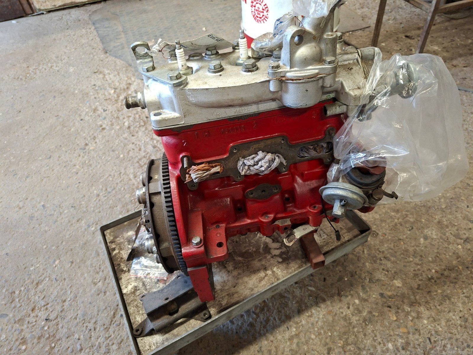 Saab 96 tweetakt lange neus blok al een keer gereviseerd., Ophalen, Saab