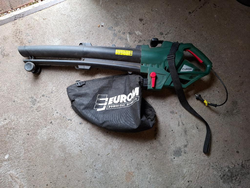 Eurom Gardencleaner 3000 Bladblazer / Zuiger, Tuin en Terras, Bladblazers, Ophalen, Gebruikt, Met opvangzak, Eurom