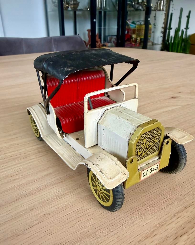 Vintage Blikken Opel Laubfrosch - SSS Japan - Voor de Kenner, Ophalen of Verzenden, Gebruikt, Auto, Overige merken