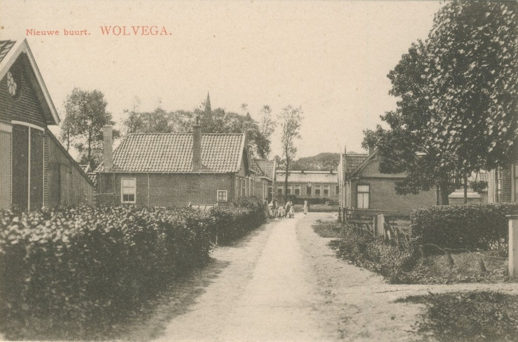 Ansichtkaart Wolvega, Nieuwe buurt., Ophalen of Verzenden, Voor 1920, Ongelopen, Friesland