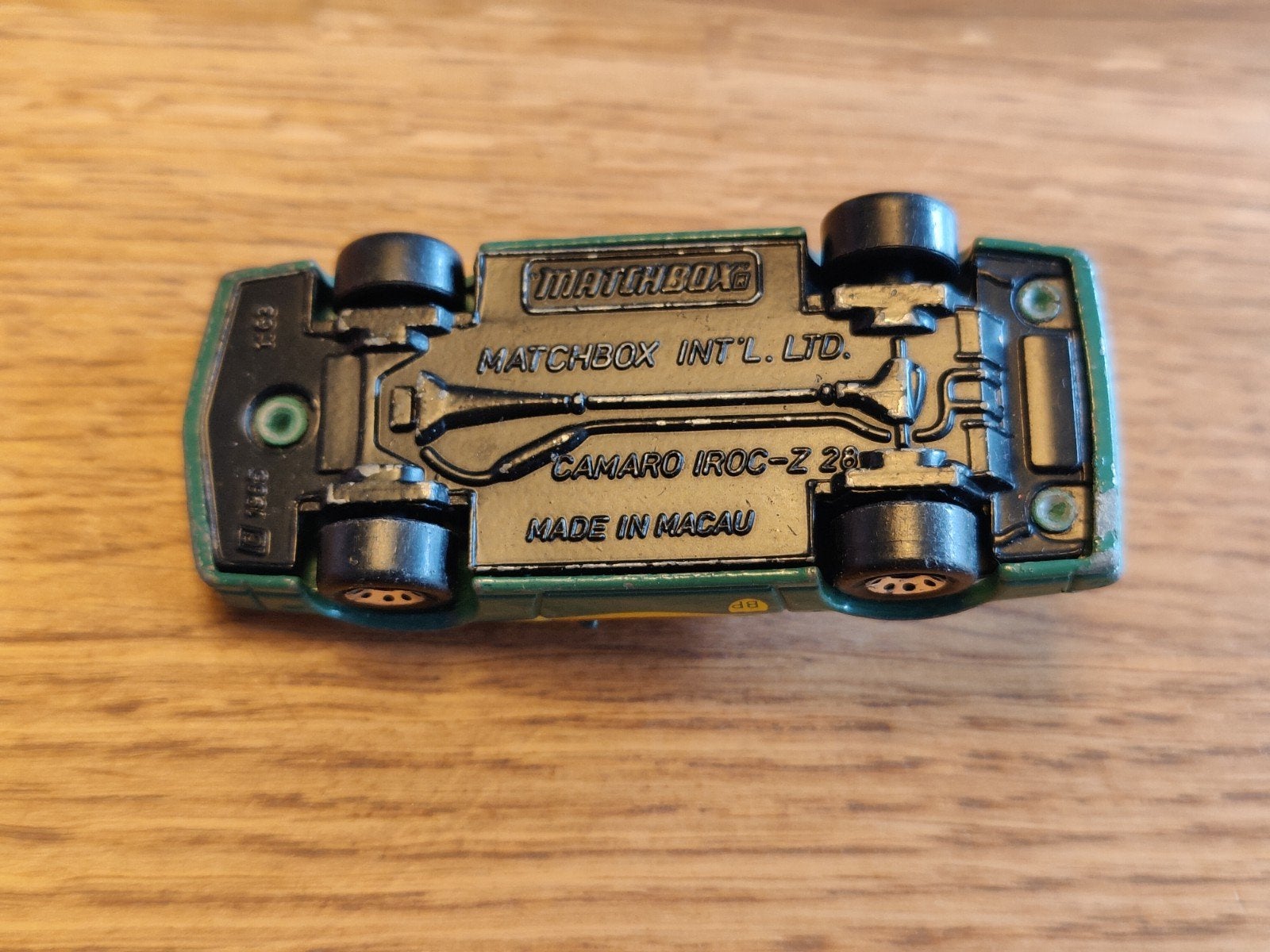 Matchbox BP Camaro Iroc Z 28, Ophalen of Verzenden, Zo goed als nieuw, Auto
