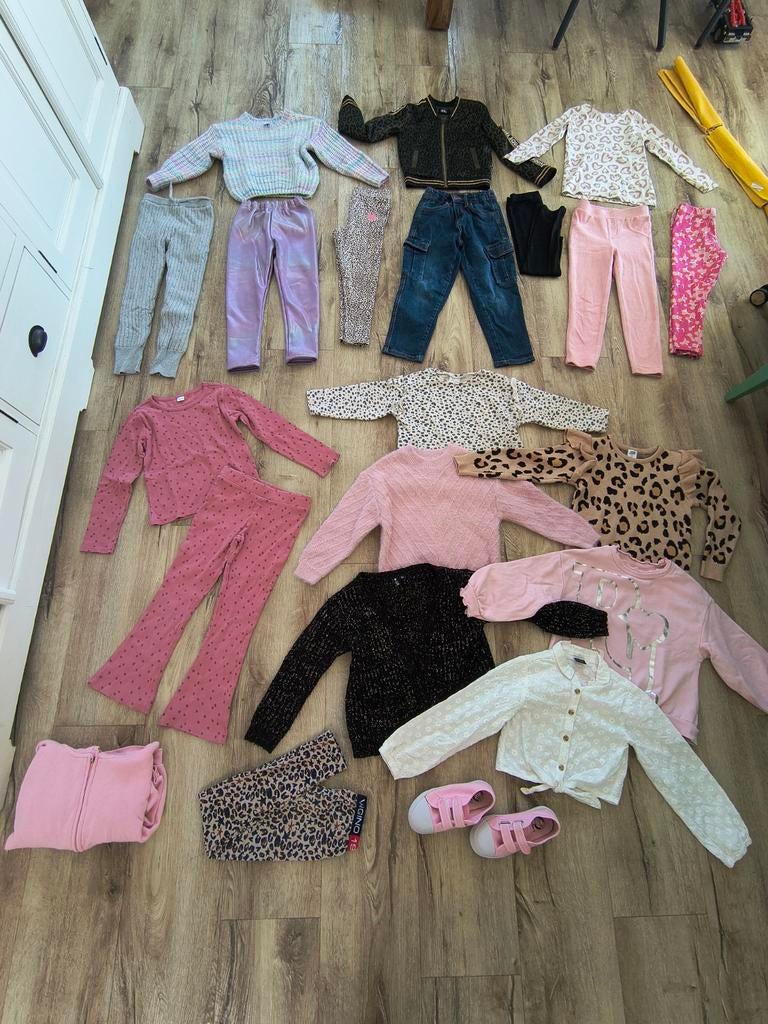Enorm pakket meiden kleding, kledingpakket meiden, maat 110., Kinderen en Baby's, Onb, Ophalen of Verzenden, Onb, Maat 110
