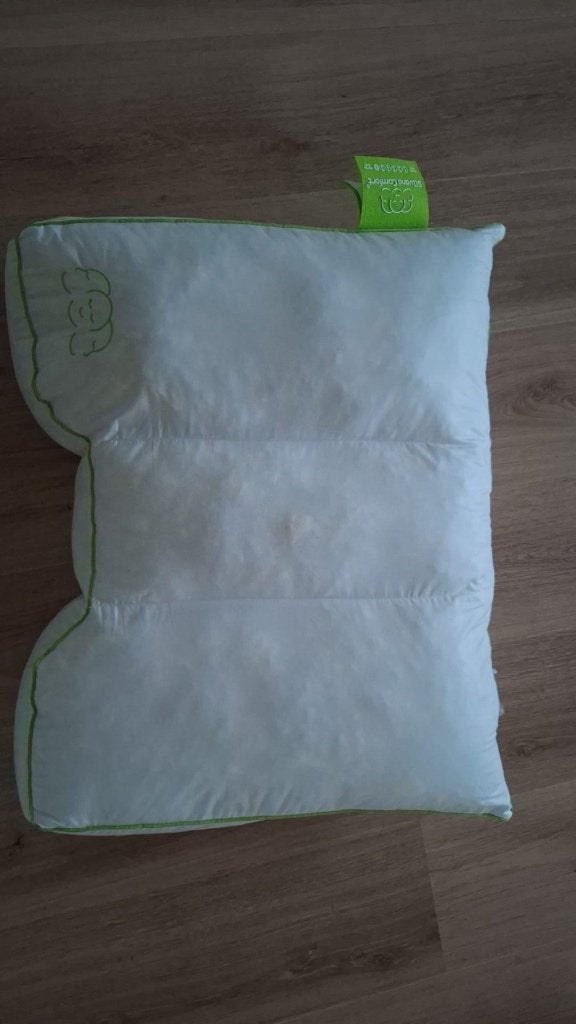 Comfortabel kussen met hoes - Zo goed als nieuw, Schuim, Ademend, Eenpersoons, Wit