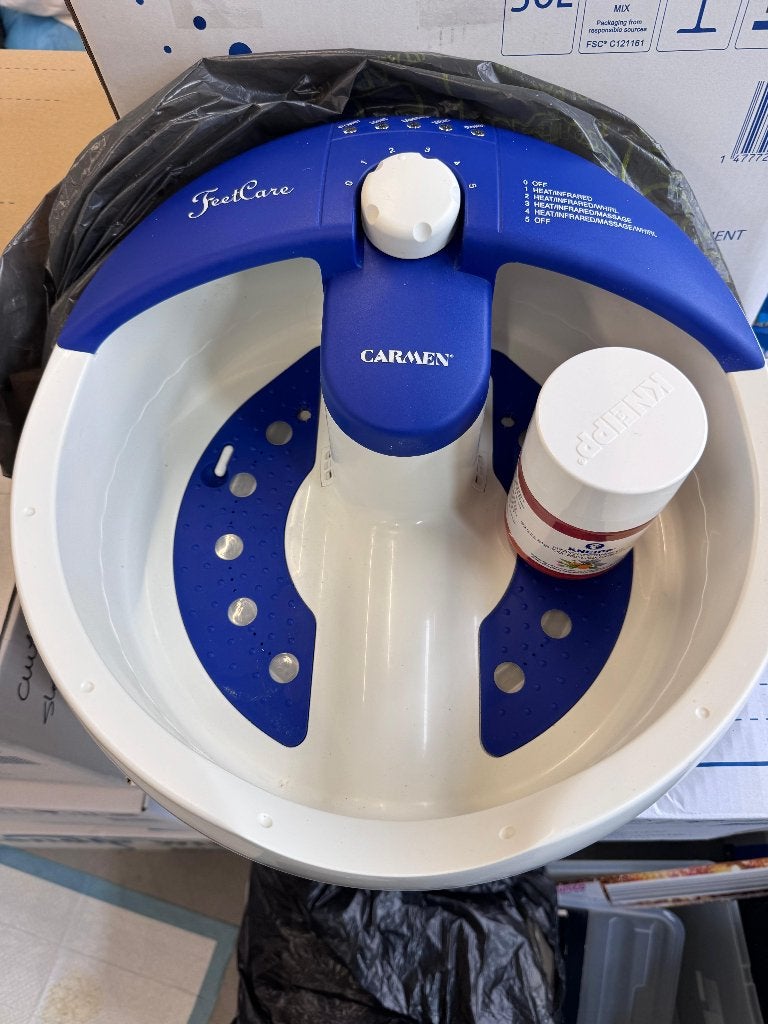 Carmen FeetCare Voetenbad, Ophalen of Verzenden, Zo goed als nieuw, Hand- en Voetverzorging