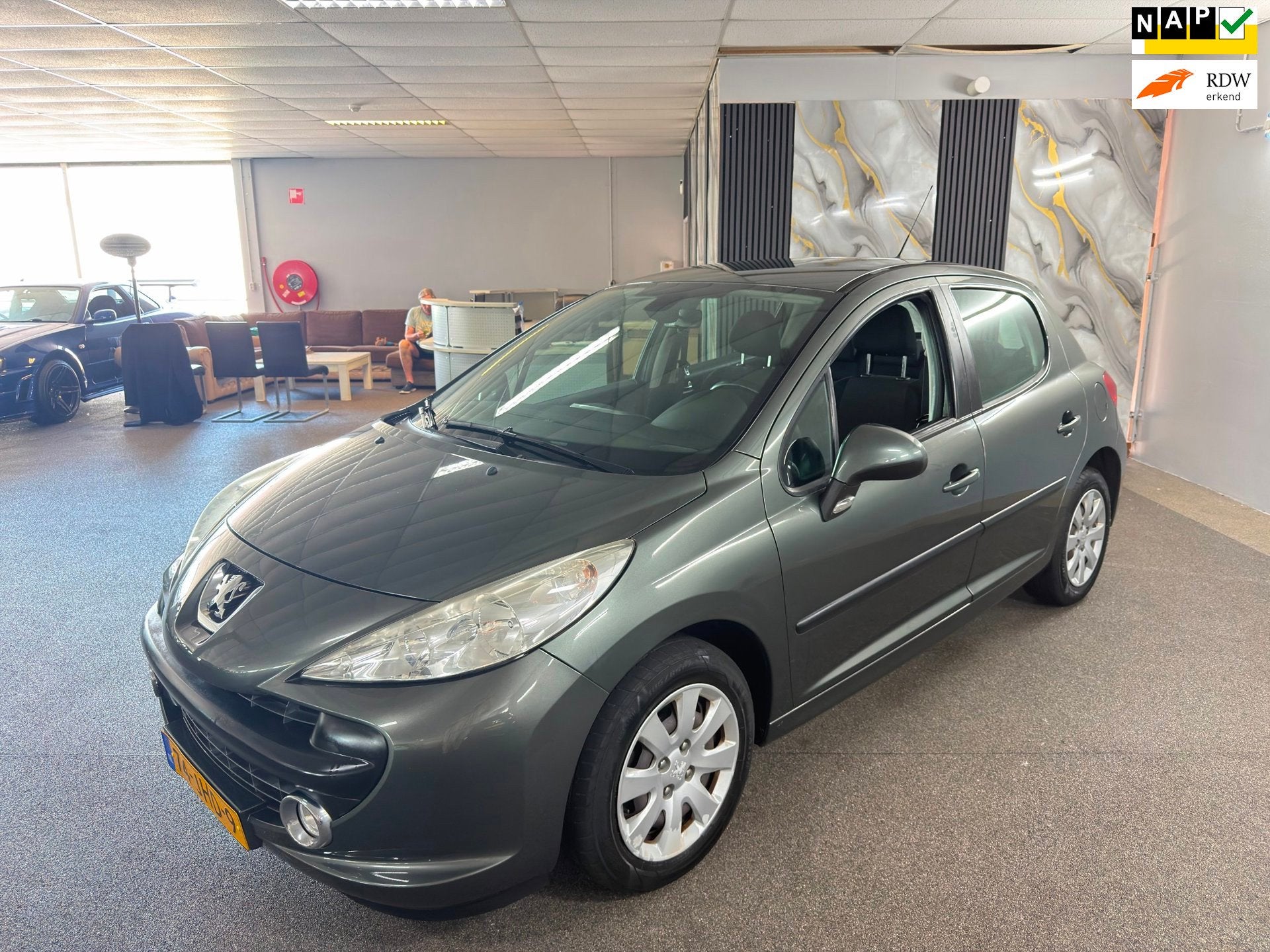 Peugeot 207 1.4 VTi Sublime Apk Nieuw,Airco,Cruise control,N, Stof, Zwart, Origineel Nederlands, Bedrijf