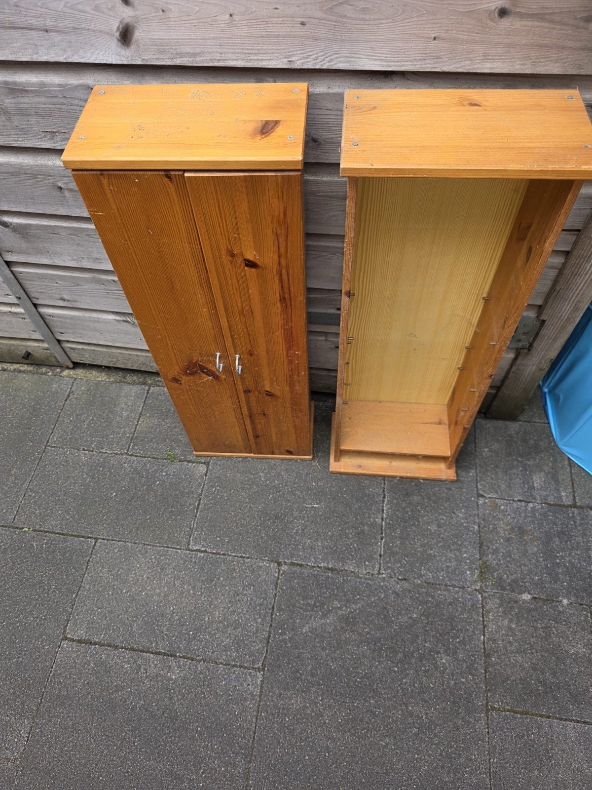 Houten kastje met planken, Ophalen, Gebruikt