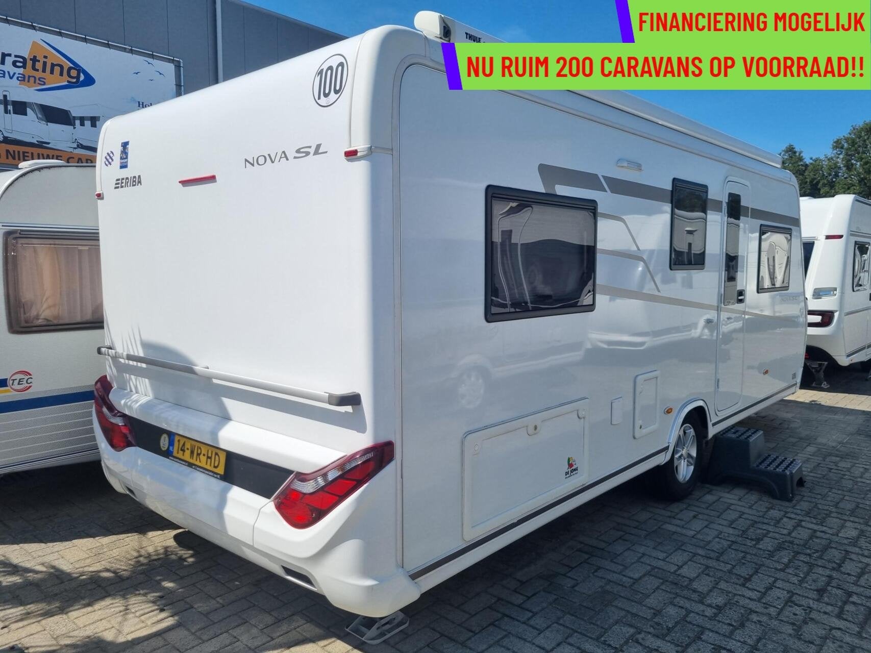 Eriba NOVA 540 SL MOVER + VLOERVERWARMING + CASS LUIFEL, Rondzit, 7 tot 8 meter, Bedrijf, Eriba