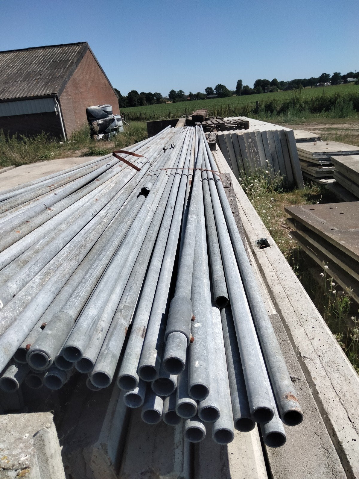 3/4 duimse buizen, lengte 6 meter, Doe-het-zelf en Verbouw, Metalen, Ophalen