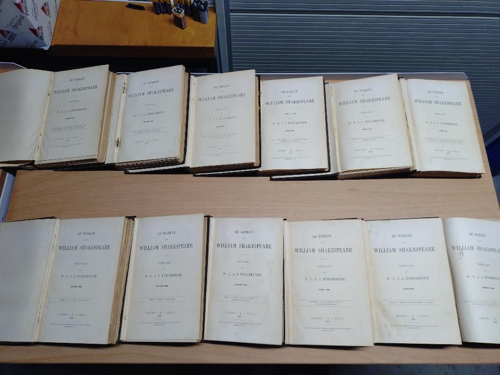 Oude Shakespeare boeken, Antiek en Kunst, Antiek | Boeken en Bijbels, Ophalen of Verzenden
