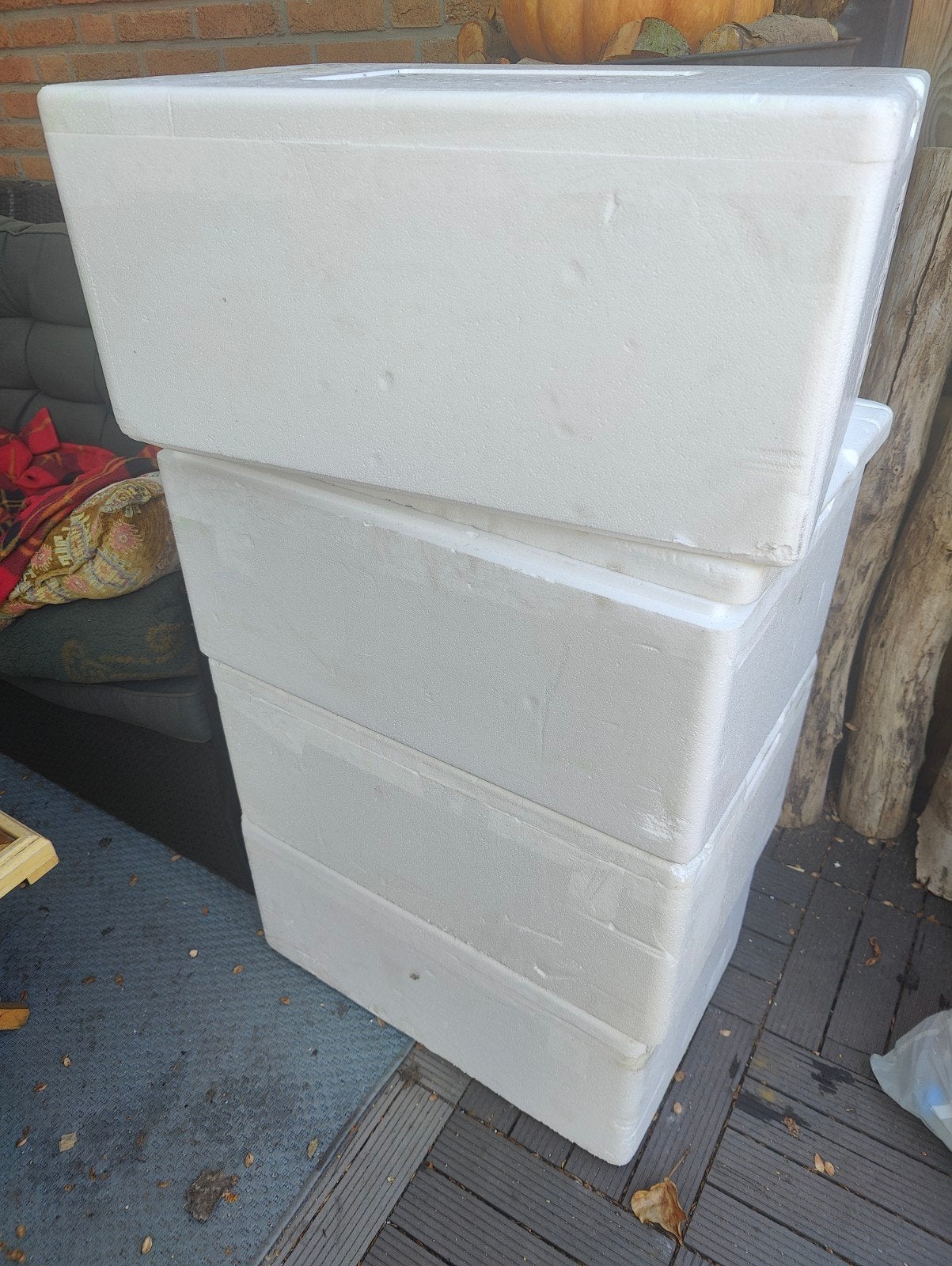 EPS isolatieboxen / tempex dozen, Doe-het-zelf en Verbouw, Gebruikt, 40 tot 60 cm, 50 tot 75 cm, Bak of Kist
