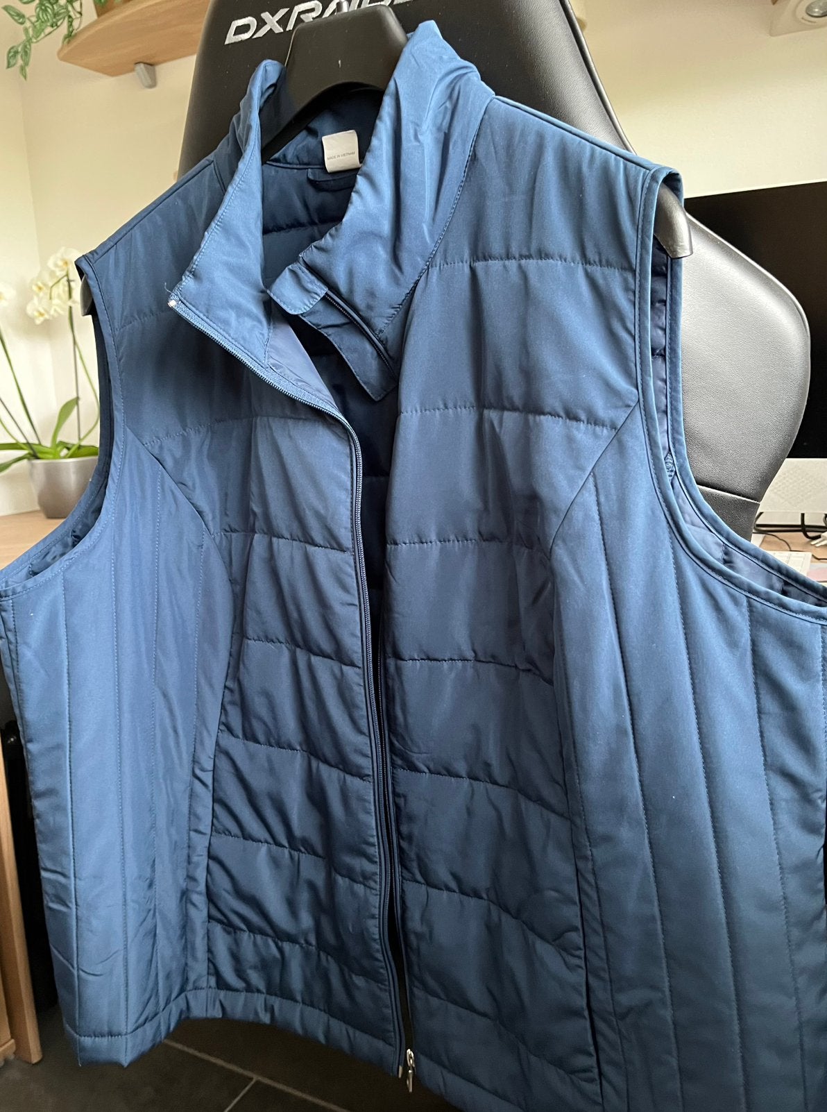 Bodywarmer, Ophalen of Verzenden, Zo goed als nieuw, Maat 46/48 (XL) of groter, Blauw
