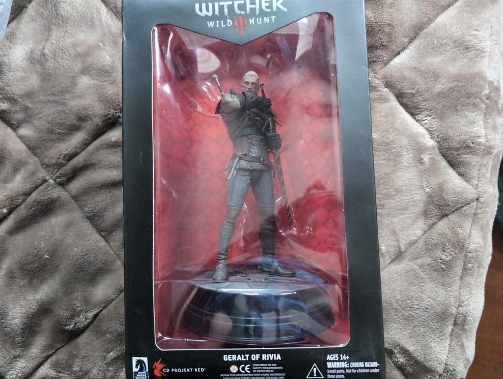 Witcher 3 Wild Hunt Dark Horse statue Geralt of Rivia, Ophalen of Verzenden