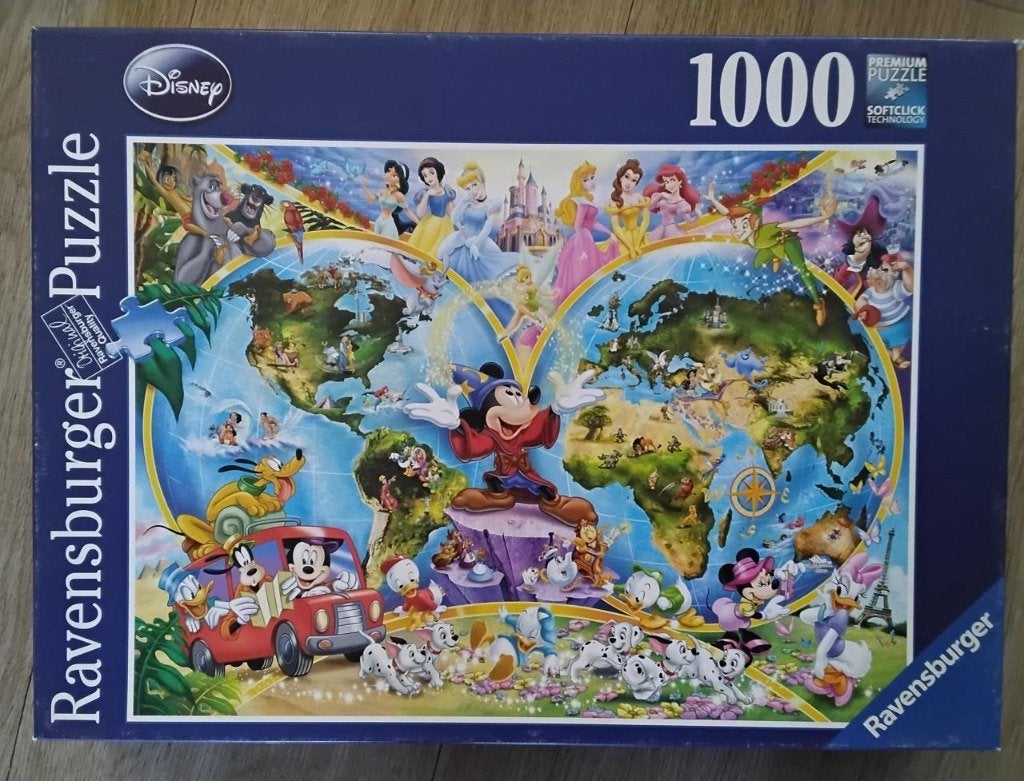 legpuzzel Ravensburger Disney, Hobby en Vrije tijd, Ophalen of Verzenden, 500 t/m 1500 stukjes, Zo goed als nieuw, Legpuzzel