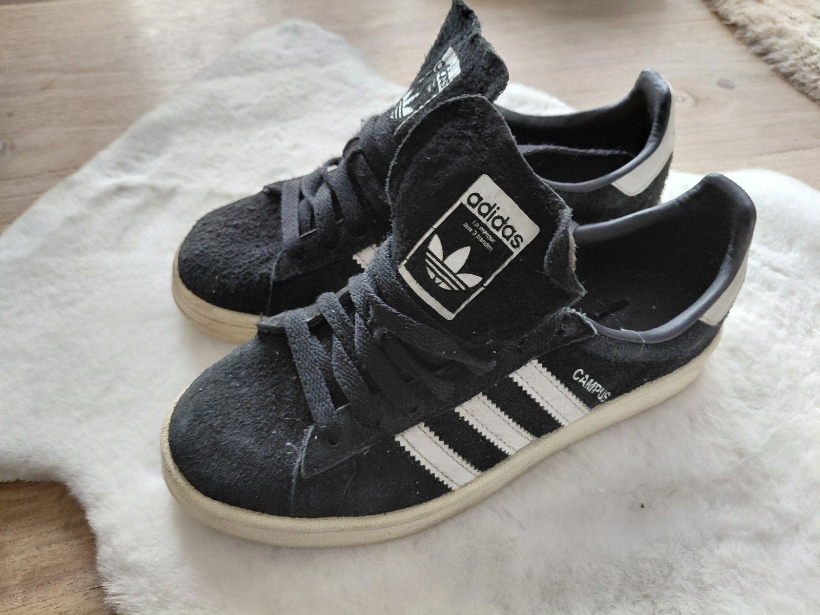Adidas Campus sneakers zwart - Maat 38, Adidas, Zwart, Ophalen of Verzenden, Sneakers of Gympen