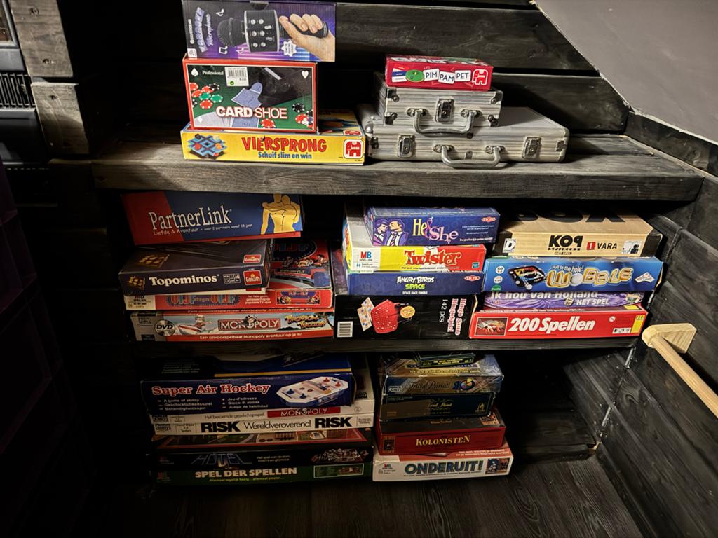 Grote collectie bordspellen en kaartspellen, Een of twee spelers, Ophalen, Gebruikt