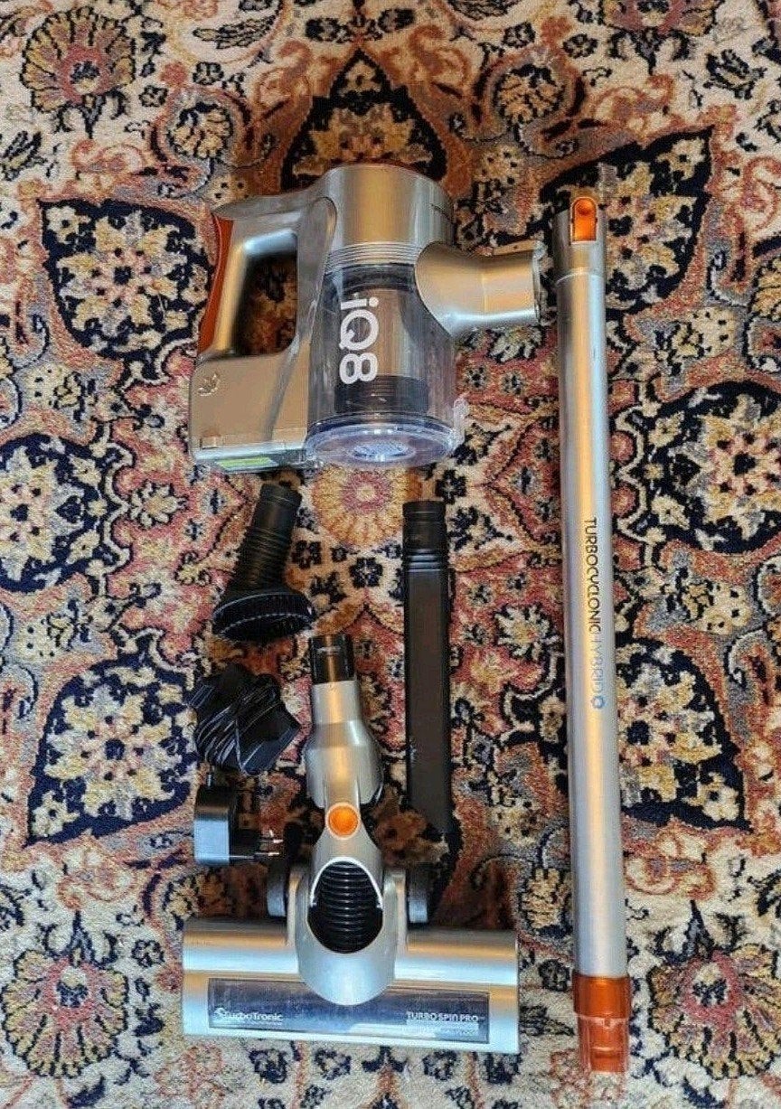 Goedwerkende snoerloze steelstofzuiger Turbotronic iQ8, Ophalen of Verzenden