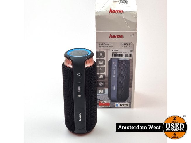 Hama Mobile Speaker Soundcup-L | Nette staat, Hama, Zo goed als nieuw, Service@hama.com, Hama GmbH & Co KG
Kessenackerstr. 10
86652 Monheim
Germany