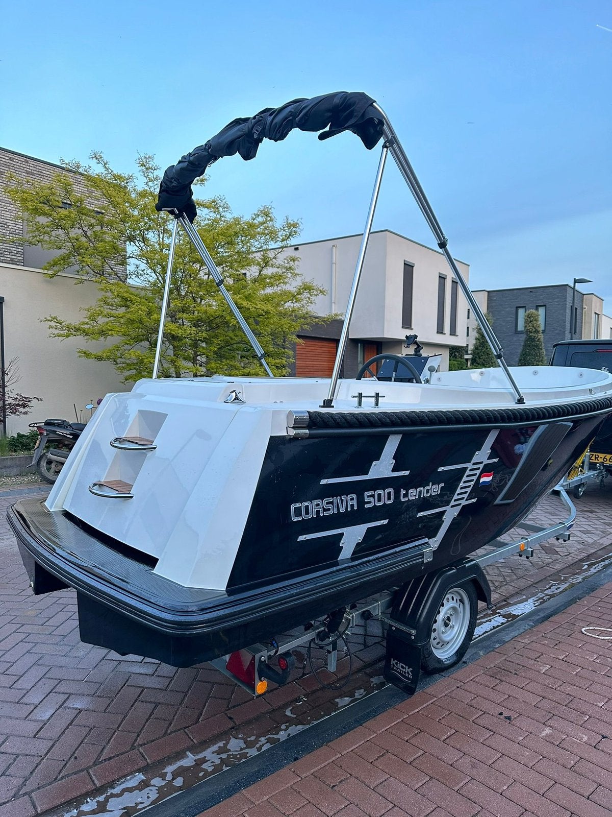 Corsiva 500 Tender 2018 | Nieuwe Mercury 25PK | 0 Vaaruren |, Ophalen of Verzenden