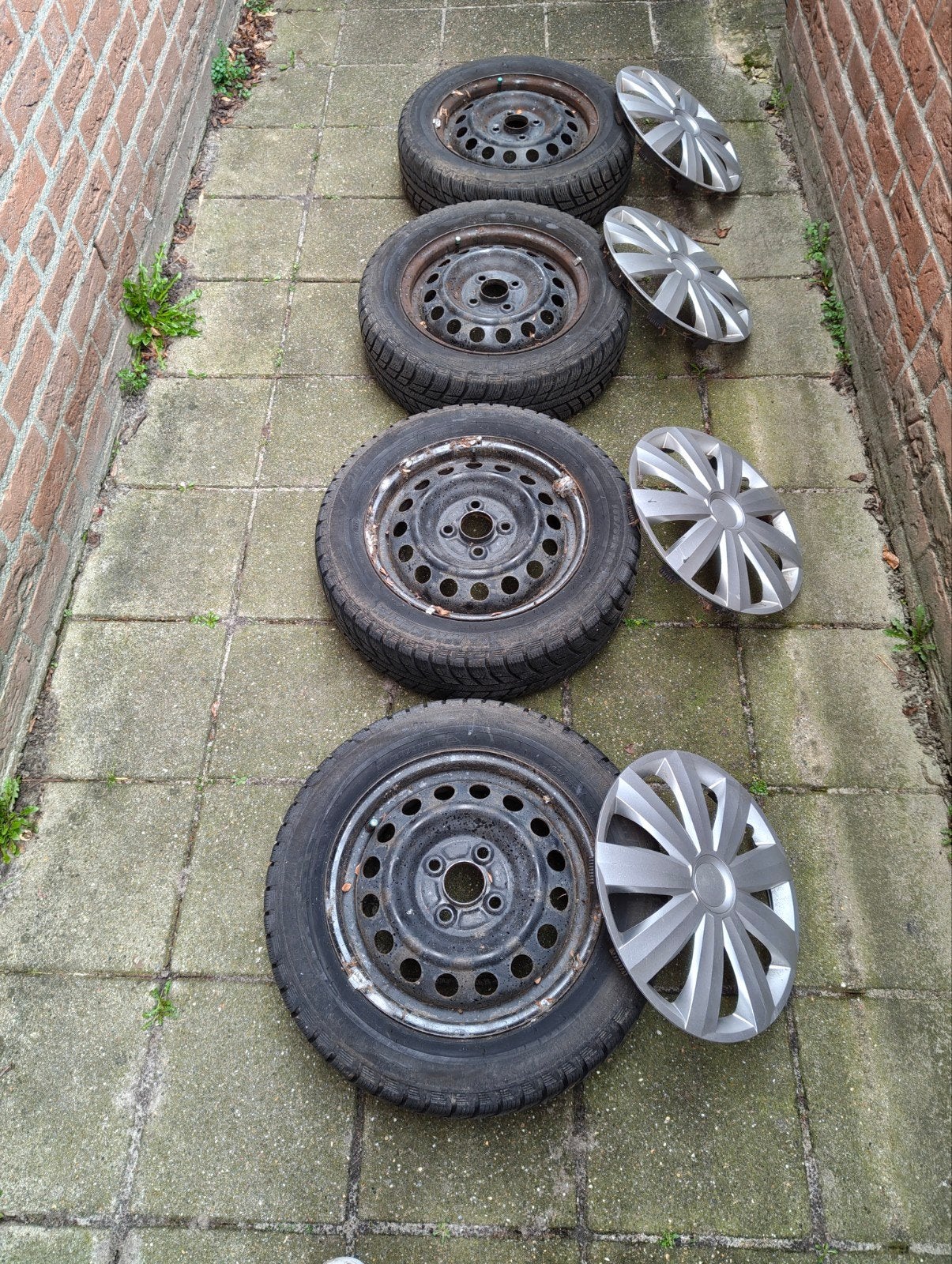 stalen velgen 14inch, Ophalen