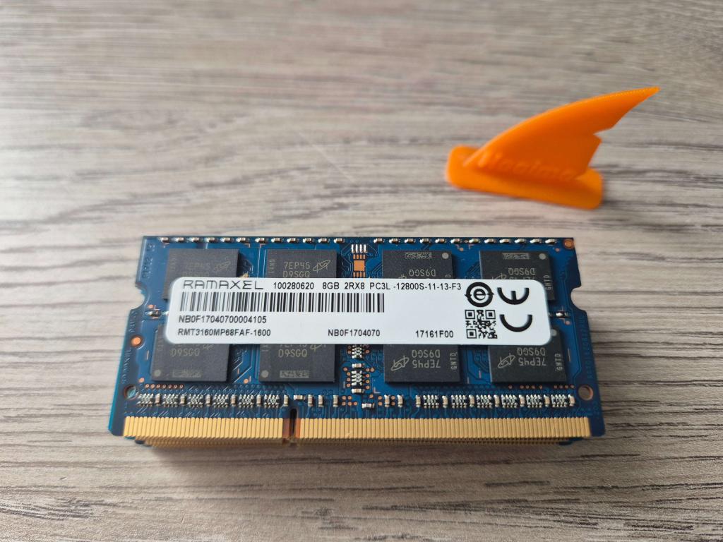 Ramaxel 8GB DDR3 1600Mhz | Sodimm | Meerdere beschikbaar!, Niet ingevuld, Server, DDR3, Zo goed als nieuw