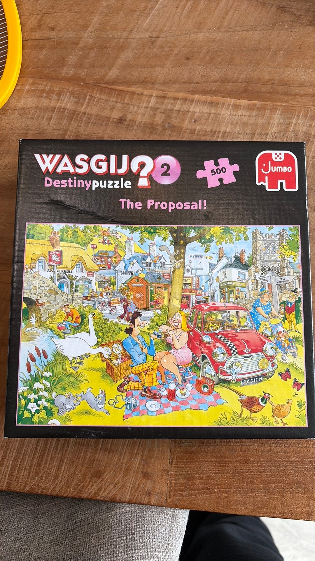 Wasgij compleet 500 stukjes, Ophalen of Verzenden, 500 t/m 1500 stukjes, Zo goed als nieuw
