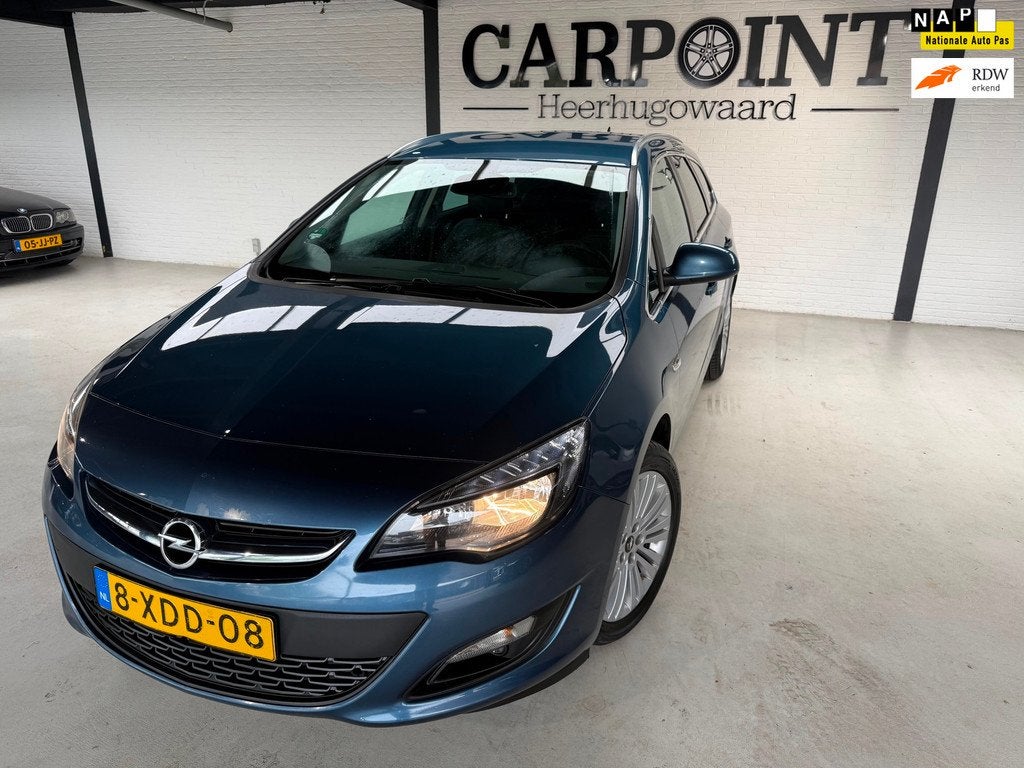 Opel Astra Sports Tourer 1.4 Turbo Design Edition 2014 Camer, Voorwielaandrijving, Euro 5, Gebruikt, 4 cilinders