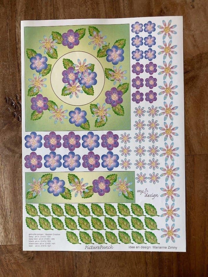 Knipvel Picture Punch - bloemen, Ophalen of Verzenden, Nieuw, Natuur, Knipvel