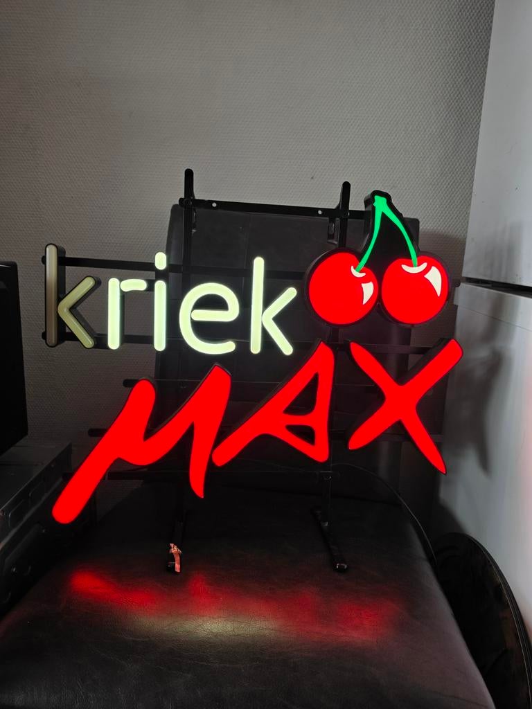 Kriek max led neon ., Verzamelen, Biermerken, Ophalen of Verzenden, Overige merken