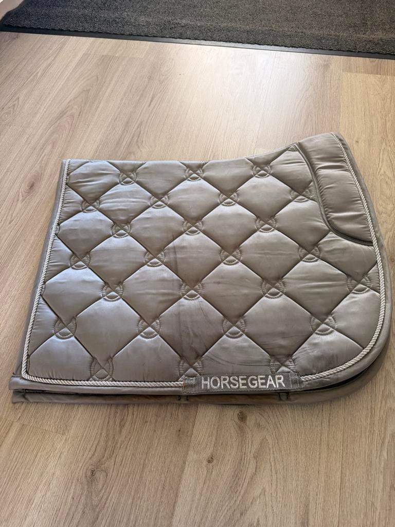 Horsegear zadeldek grijs, Horsegear, Gebruikt, Dressuurdekje, Grijs