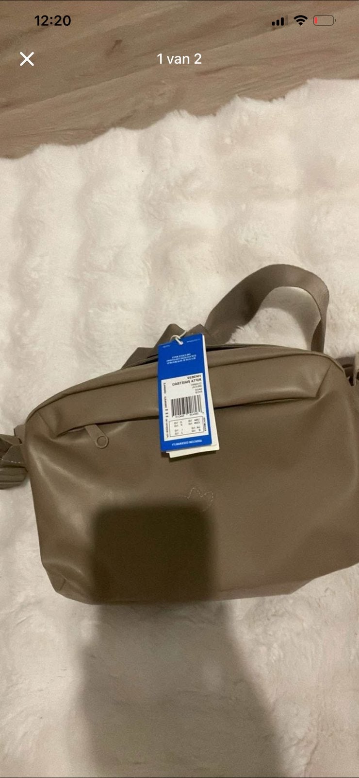 Adidas tas nieuw, Ophalen of Verzenden, Zo goed als nieuw, Zwart, Schoudertasje