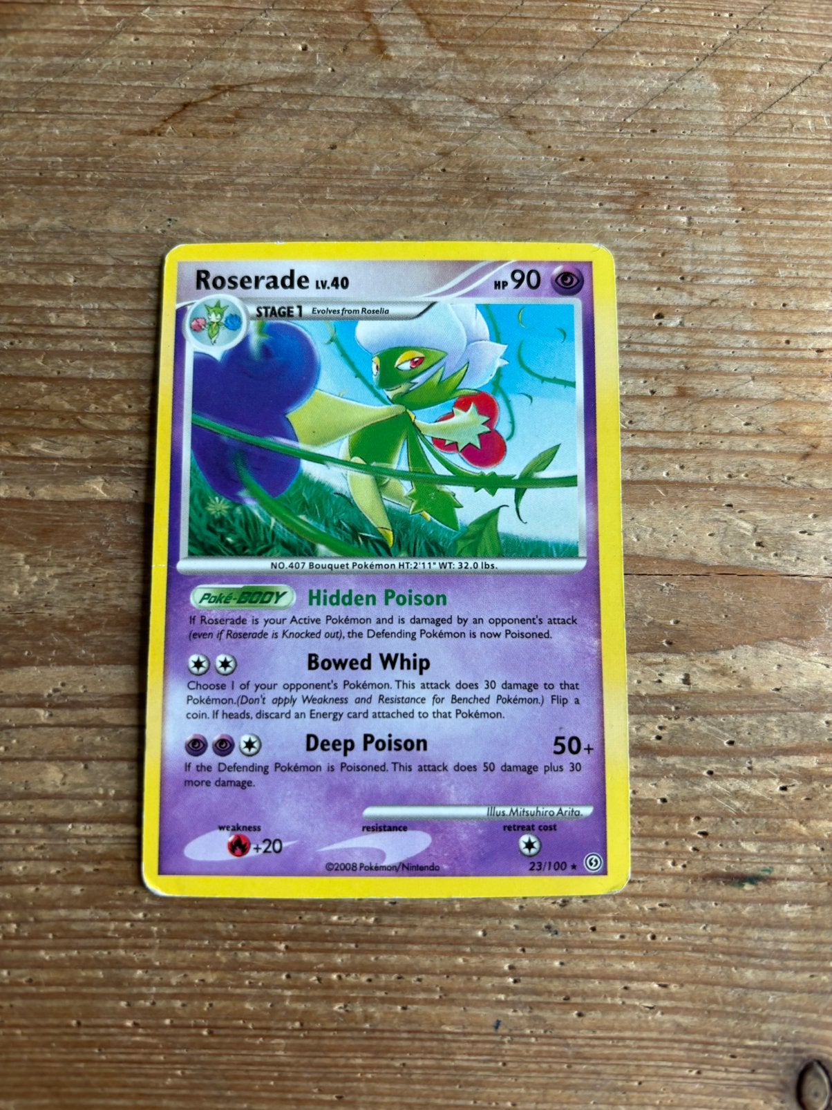 Roserade Pokémon stormfront, Ophalen of Verzenden