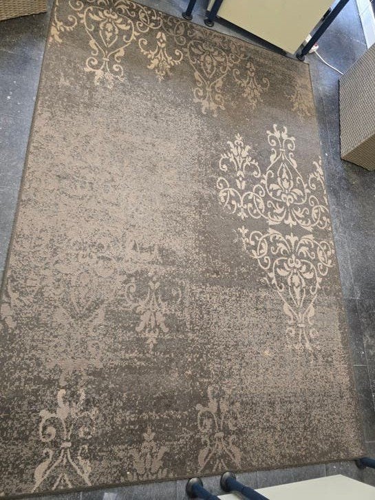 Vloerkleed, 190 x 278, beige bruin, Ophalen, Gebruikt