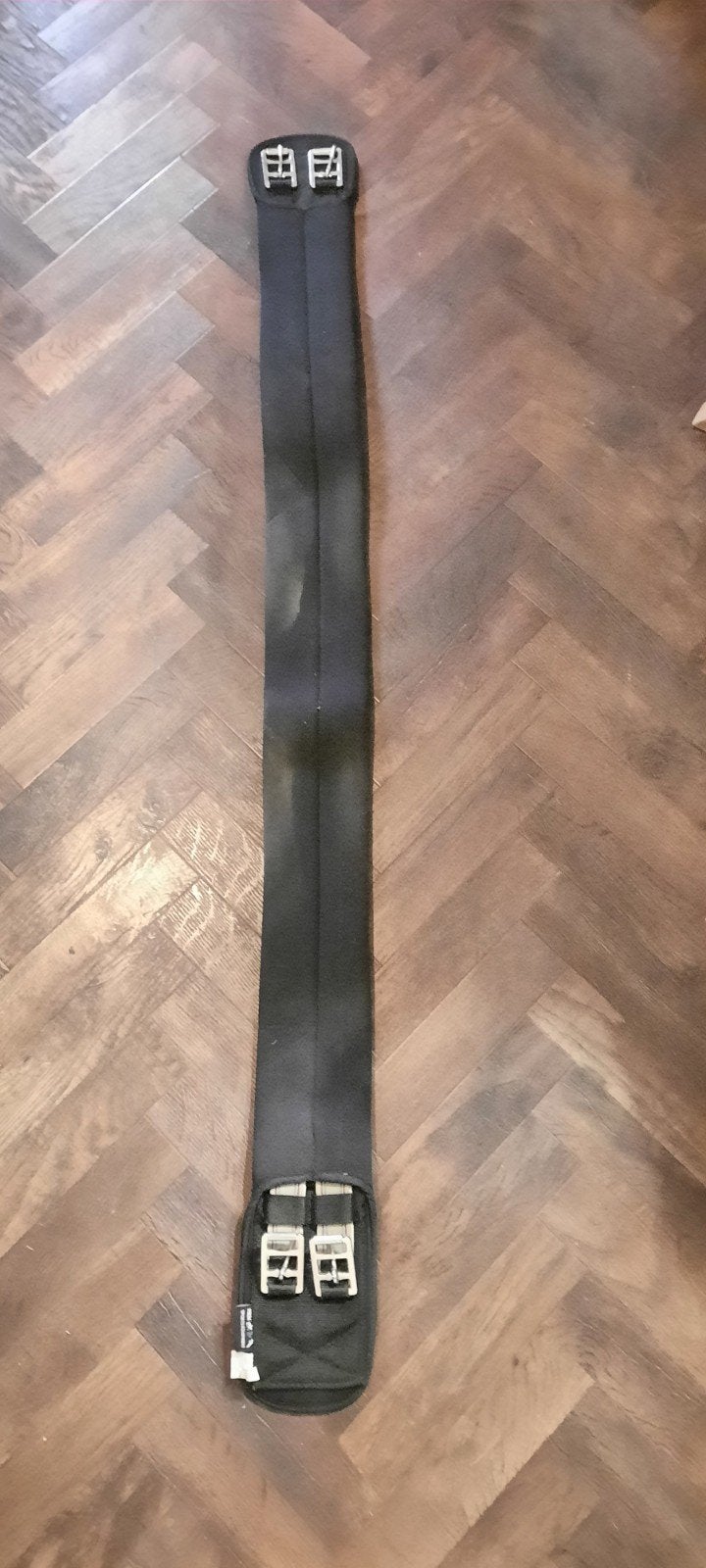 Zwarte singel 130 cm lang, Ophalen of Verzenden, Gebruikt, Veelzijdigheid