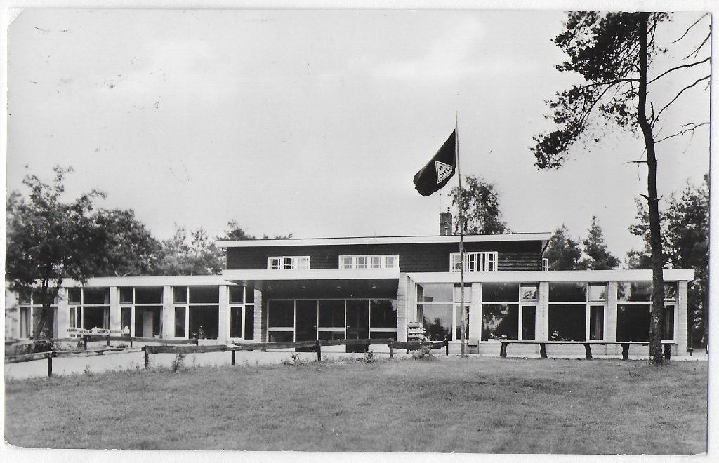 Oldebroek Bondshuis NBAS Oude gelopen Ansichtkaart ( B3135, Verzamelen, Ophalen of Verzenden, 1960 tot 1980, Gelopen