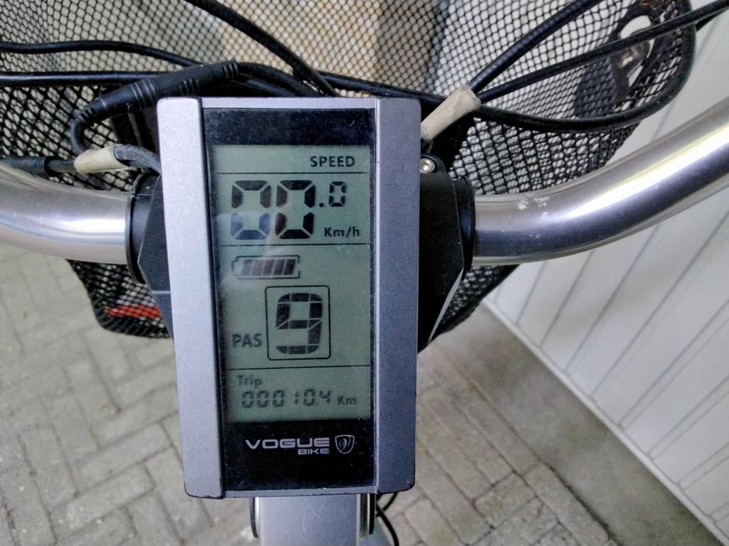 Merk vogue, Fietsen en Brommers, Elektrische fietsen, Gebruikt, 51 tot 55 cm, 50 km per accu of meer, Ophalen