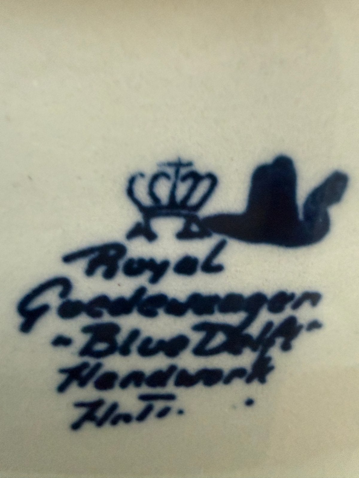 Royal Goedewaagen Blue Delft Handwerk Seizoenborden, Ophalen of Verzenden