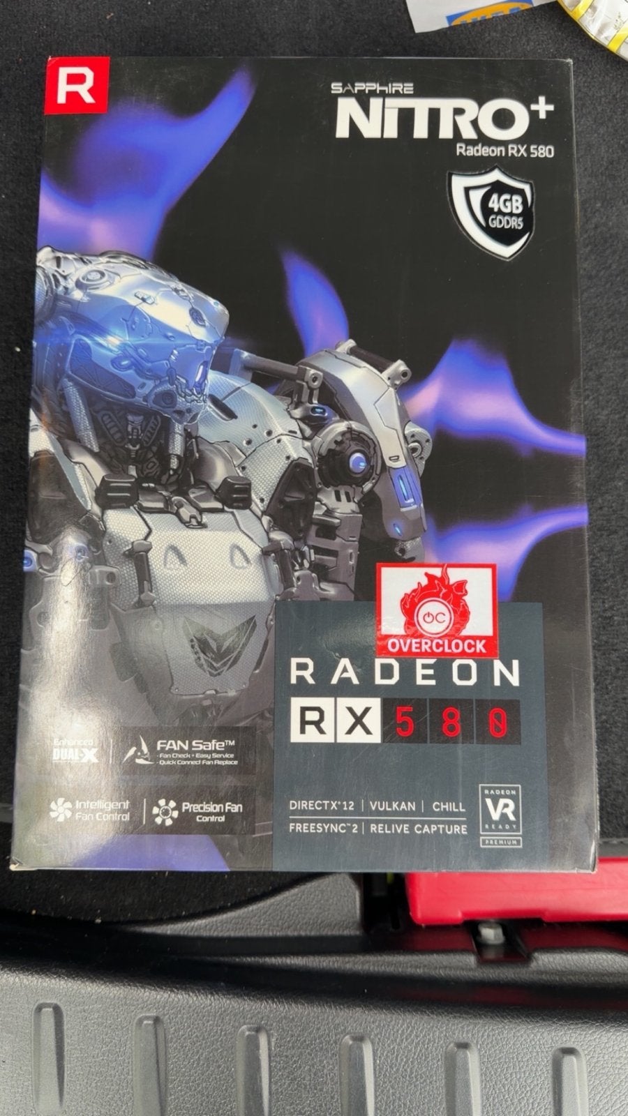 Sapphire Nitro+ Radeon RX 580 3 stuks, PCI-Express 3, Gebruikt, Ophalen of Verzenden, GDDR5