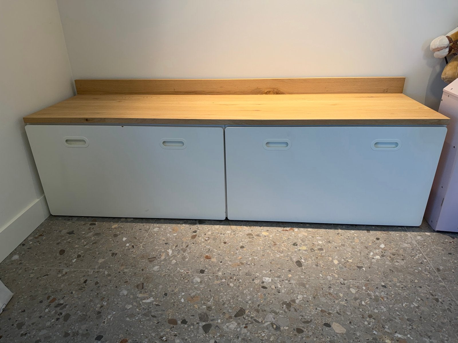 IKEA Stuva met eikenblad en 2 opbergladen, Ophalen, Gebruikt, Kast